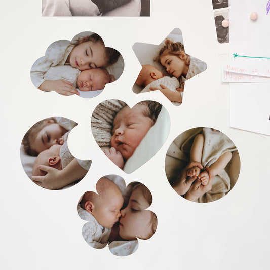 Tirage photo Photos Planche magnétique de 6 formes Chouquette photo