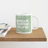 Mug Blanc Feuillage vert photo N° 4