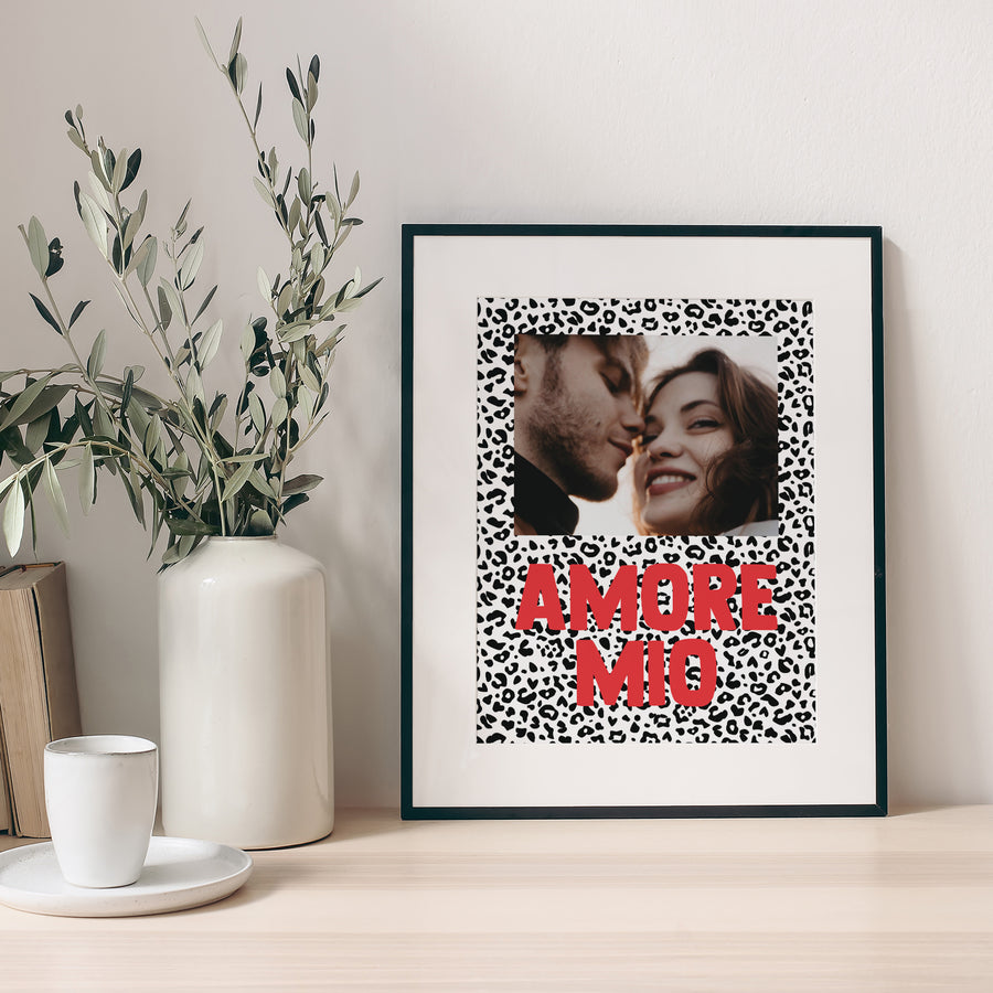 Affiche Objets Portrait amore mio leopard photo