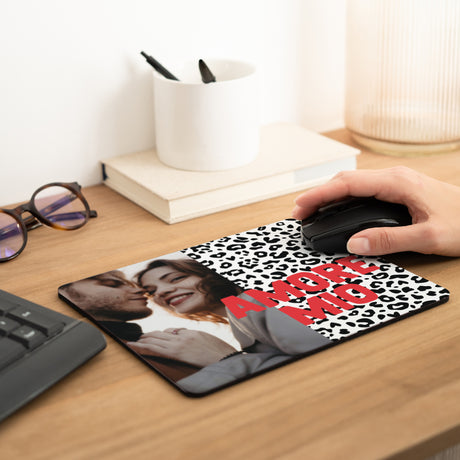 Tapis de souris Rectangle Amore mio leopard