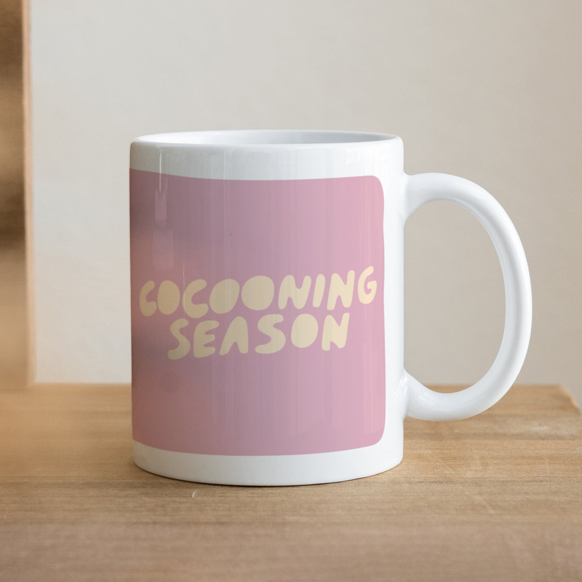 Mug Objets Blanc Cocooning season photo