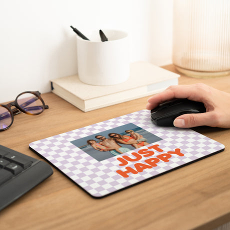 Tapis de souris Objets Rectangle Just Happy
