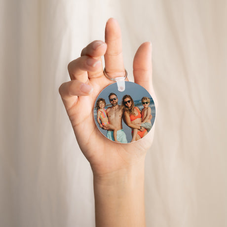 Porte-clés Objets Rond Just Happy