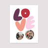 Affiche Portrait 30 x 40 cm LOVE photo N° 2