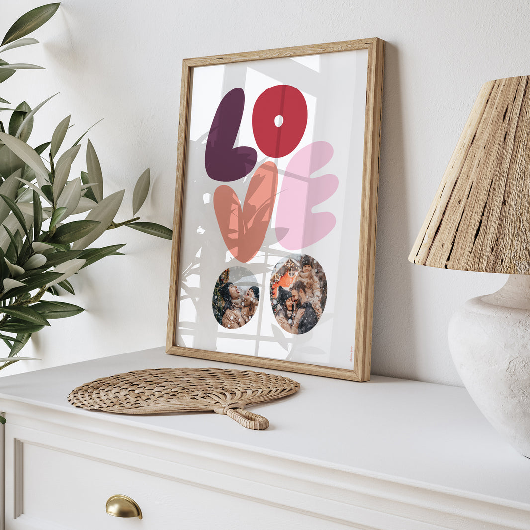 Affiche Objets Portrait LOVE photo N° 5