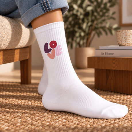 Chaussettes femme Blanches LOVE