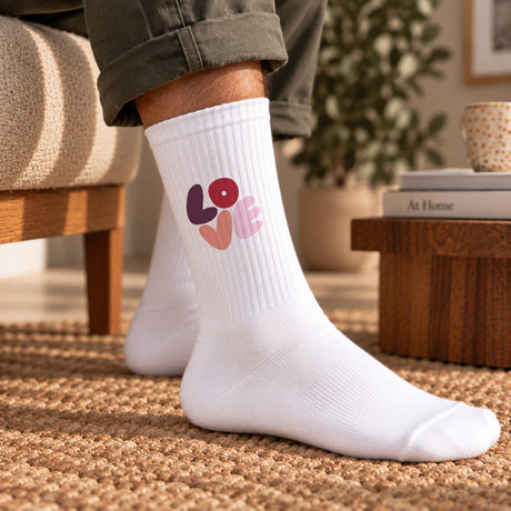 Chaussettes homme Blanches LOVE