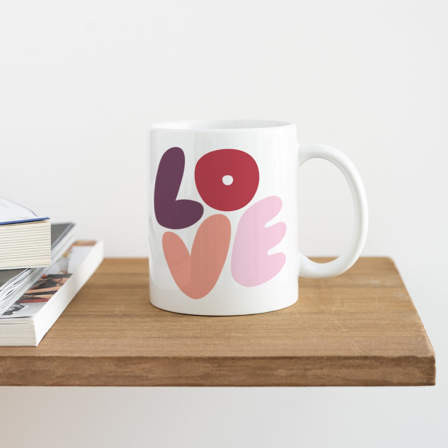 Mug Objets Blanc LOVE photo N° 4