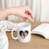Mug Objets Blanc Cœur d'amour III photo N° 3
