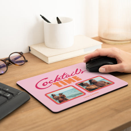 Tapis de souris Objets Rectangle Cocktails time