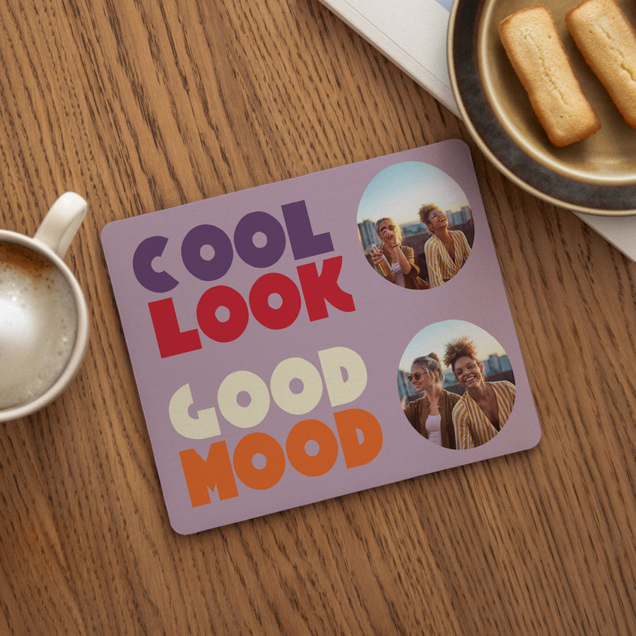 Tapis de souris Objets Rectangle Cool look good mood photo