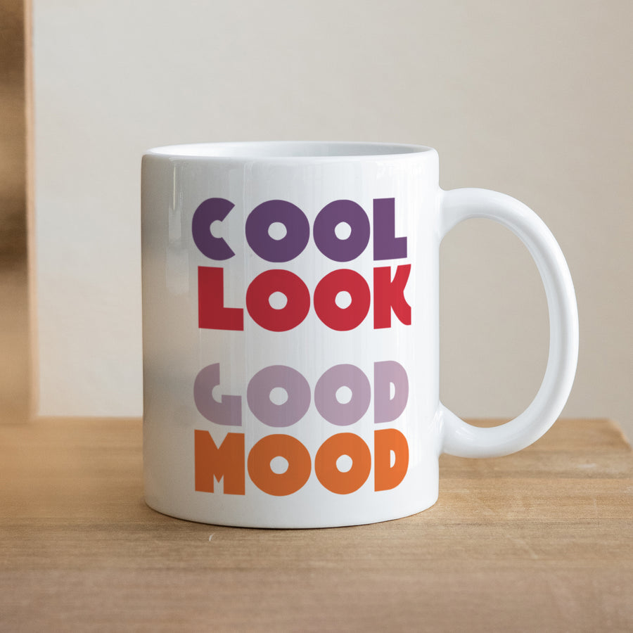 Mug Objets Blanc Cool look good mood photo