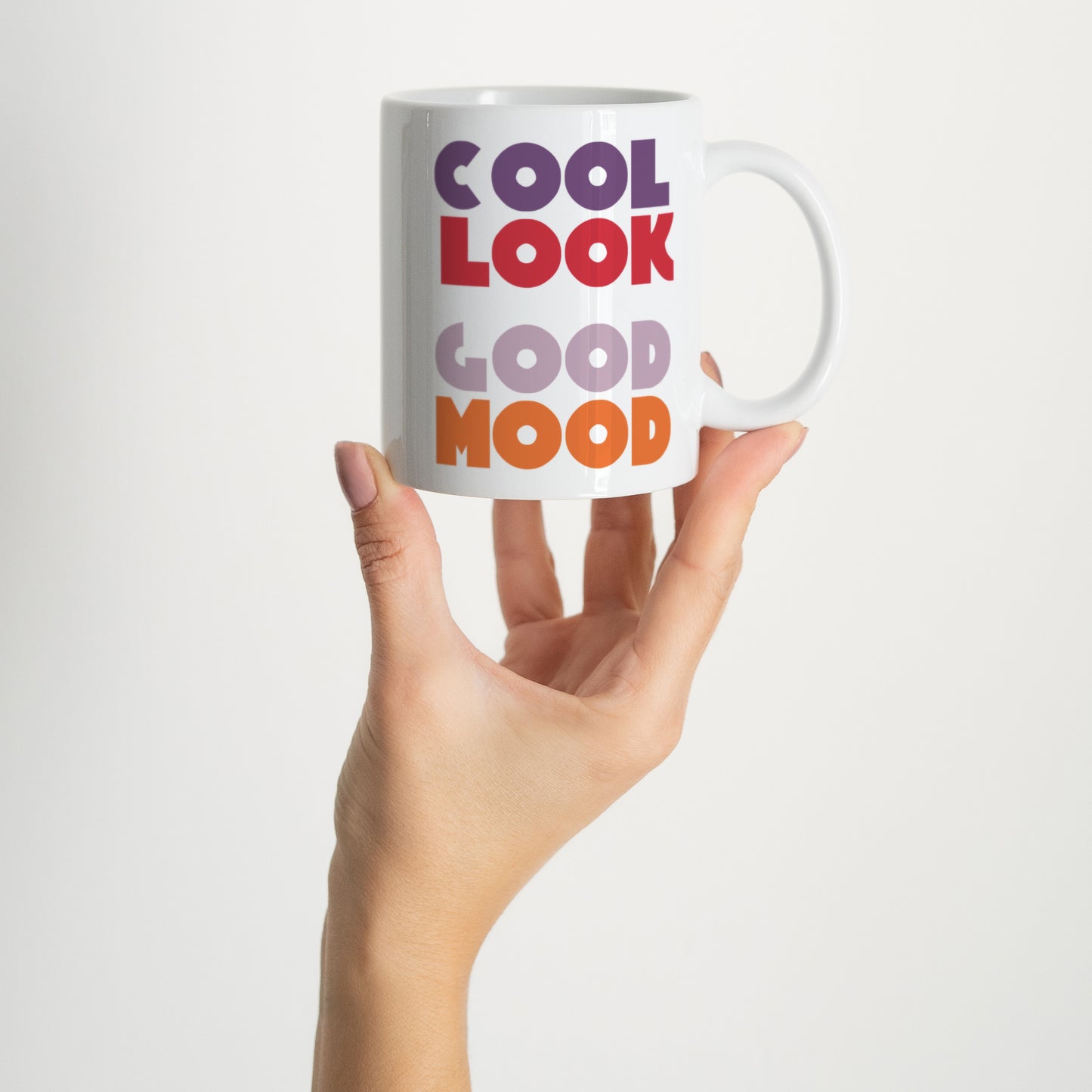 Mug Objets Blanc Cool look good mood photo N° 2