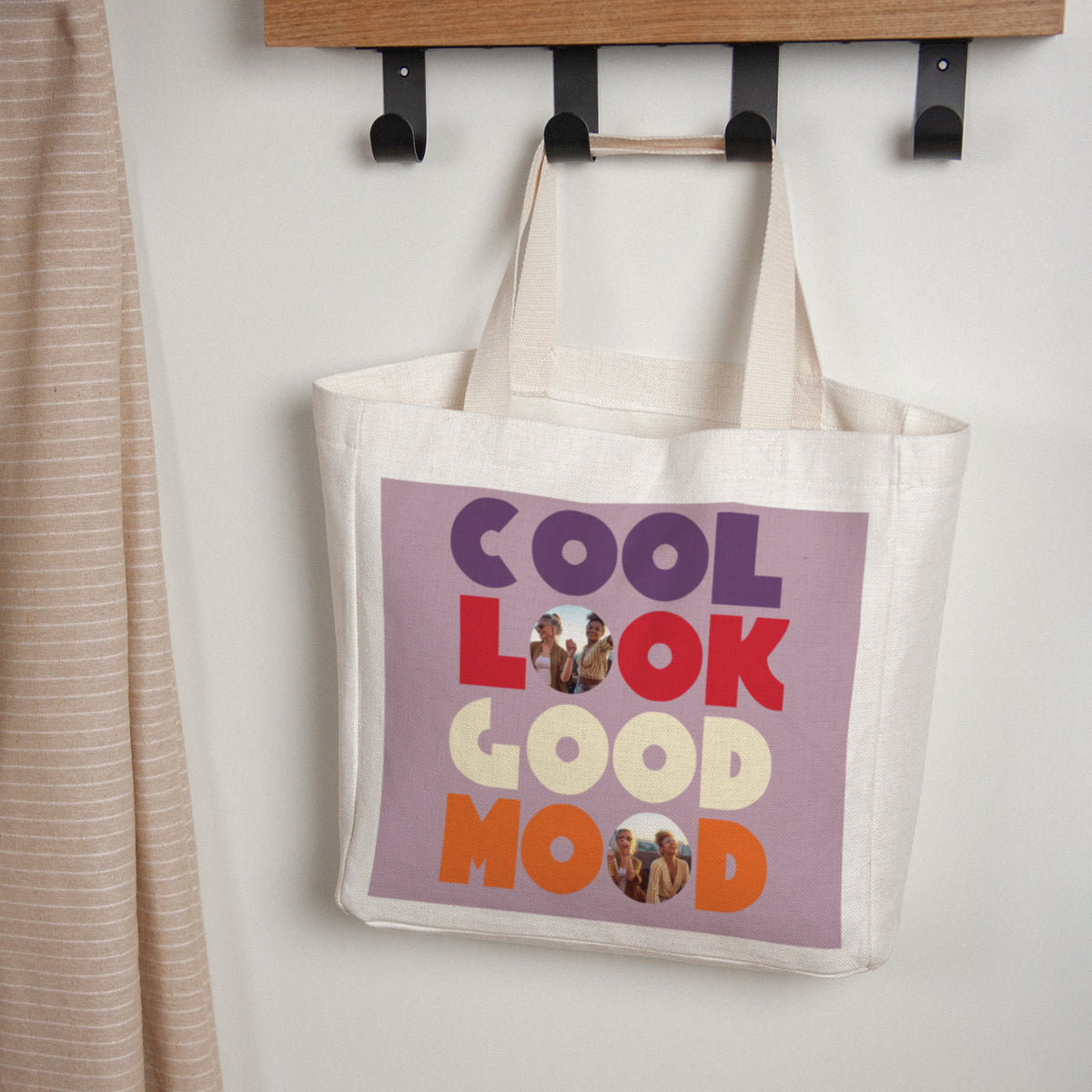 Tote bag Objets Anse en toile Cool look good mood photo N° 1