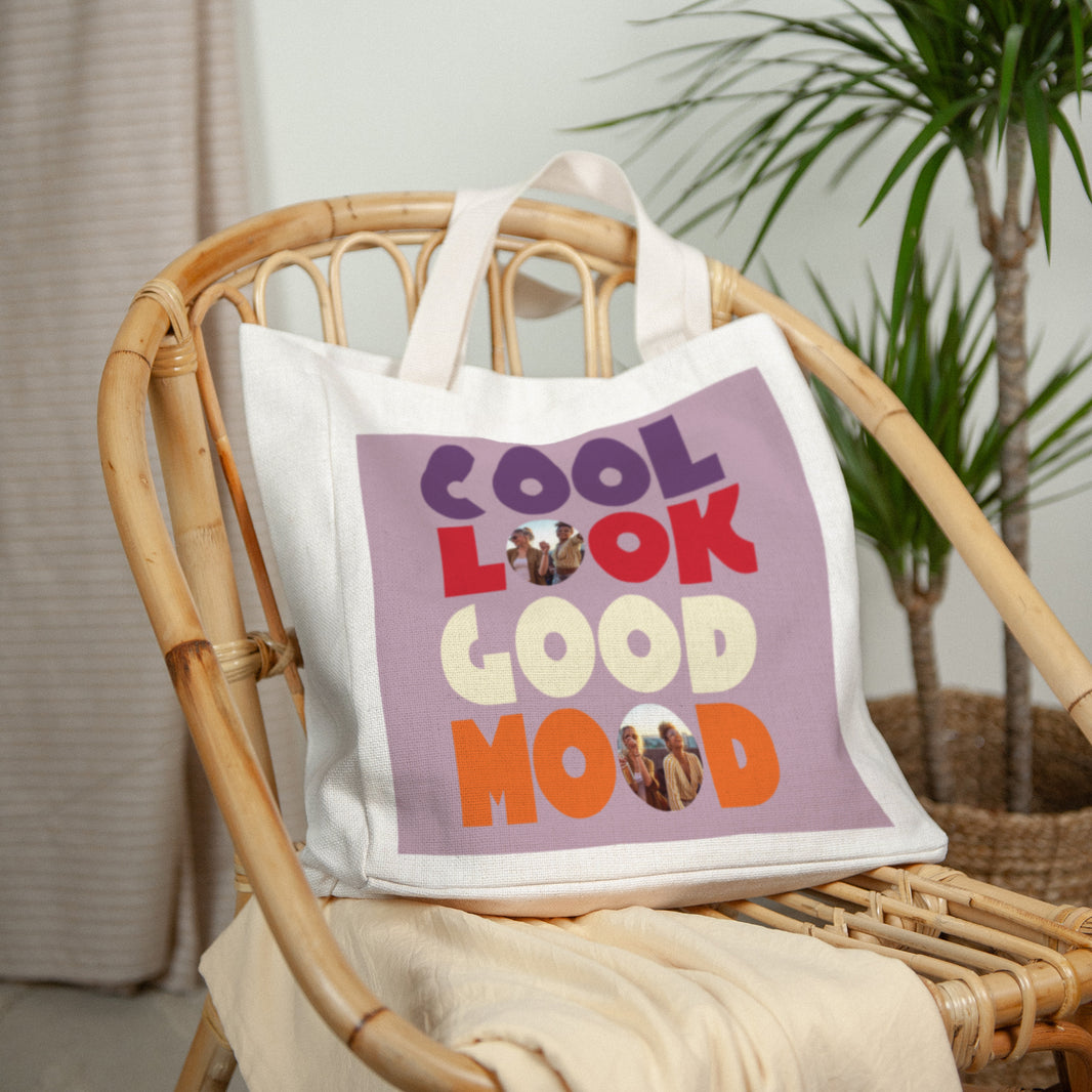 Tote bag Objets Anse en toile Cool look good mood photo N° 2