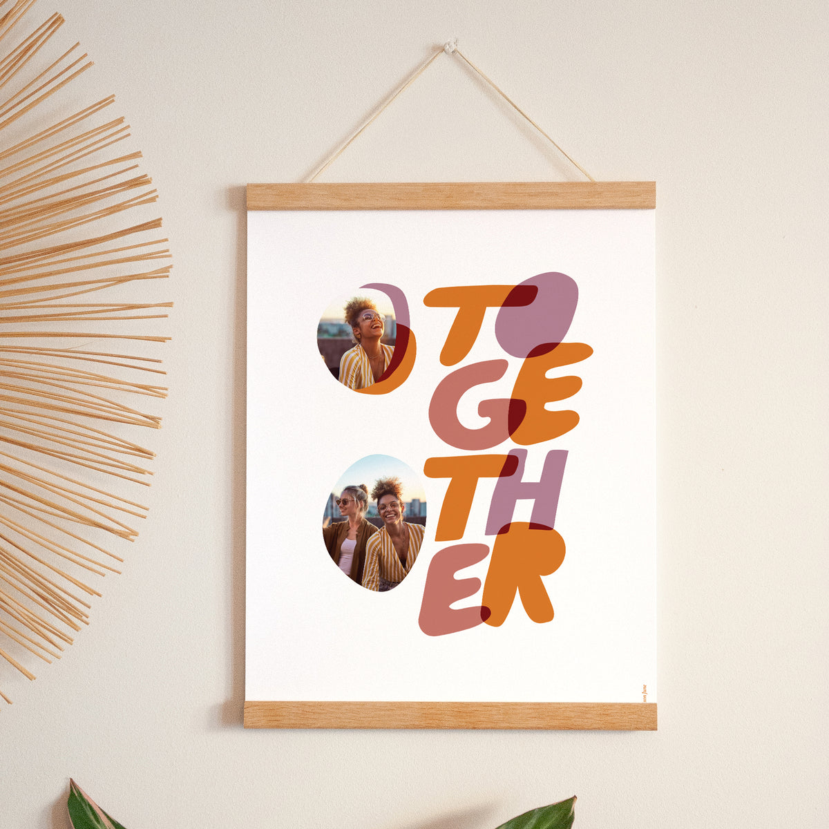 Affiche Portrait 30 x 40 cm Together photo N° 1