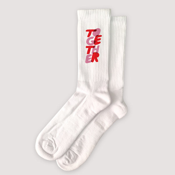 Chaussettes femme Blanches Together photo