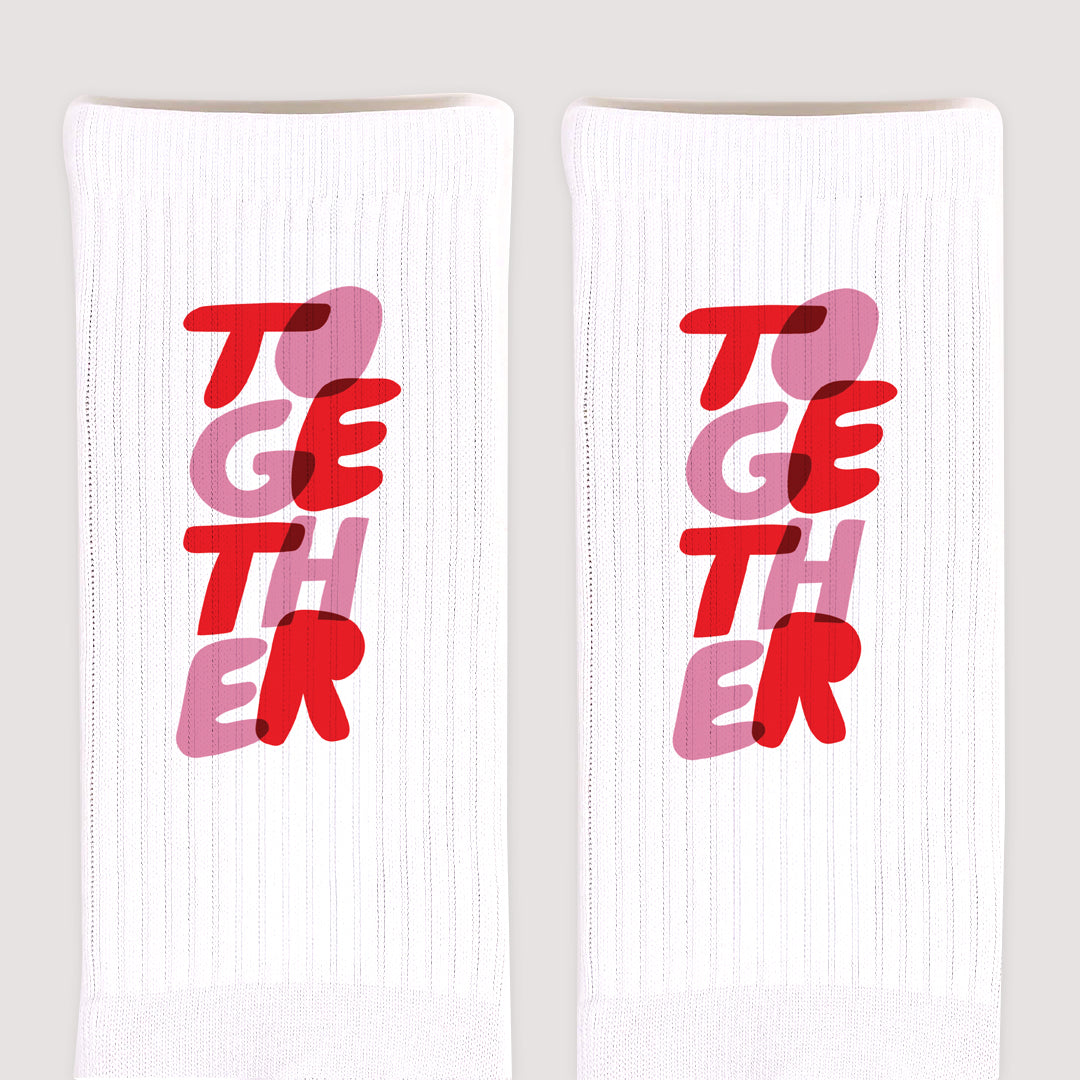 Chaussettes femme Blanches Together photo N° 3