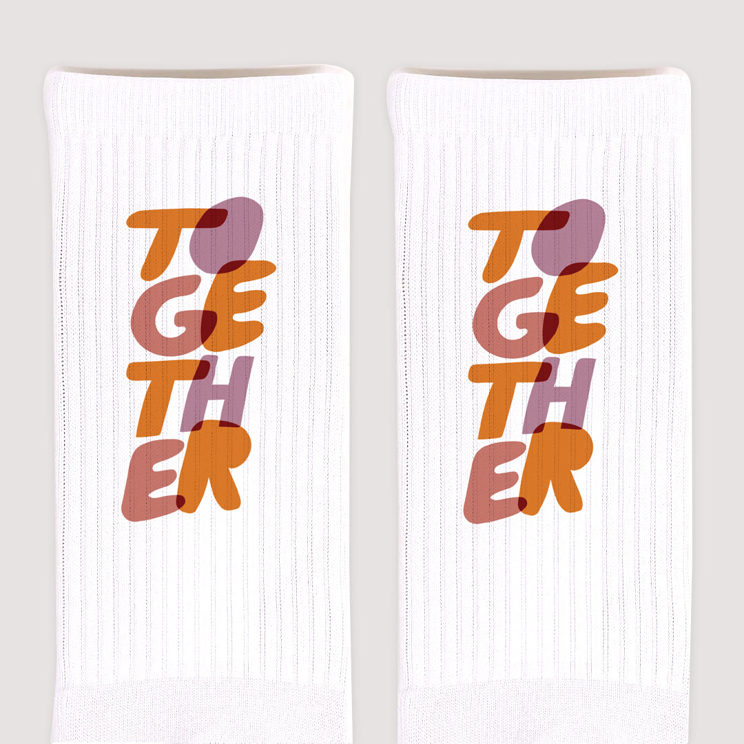 Chaussettes homme Blanches Together photo N° 3