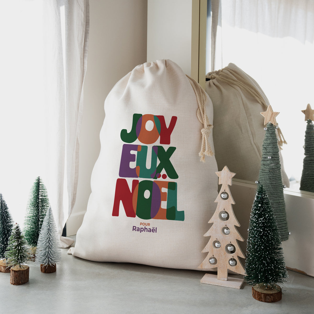 Sac de rangement Grand format Le joyeux noël photo N° 1