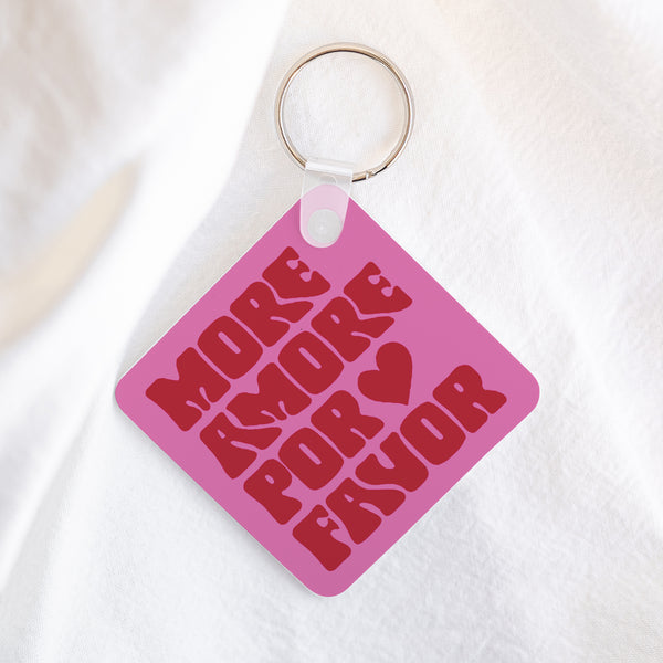 Porte-clés Objets Carré More amor por favor photo