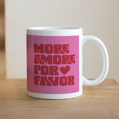 Mug Objets Blanc More amor por favor photo N° 1