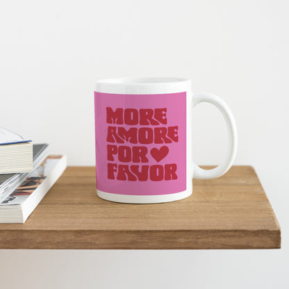 Mug Objets Blanc More amor por favor photo N° 4