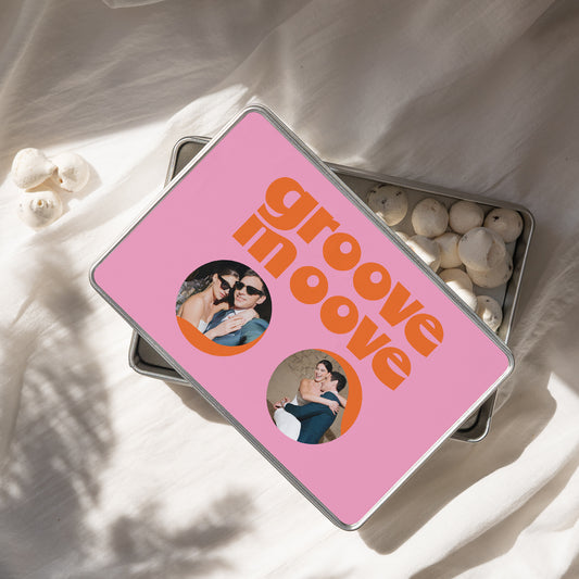 Boite métallique Objets Rectangle Groove moove photo