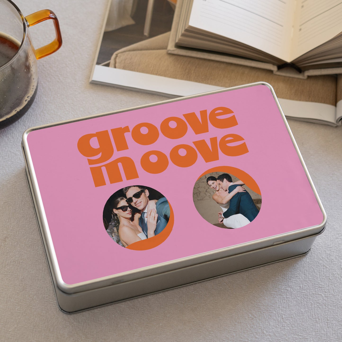 Boite métallique Objets Rectangle Groove moove photo N° 2