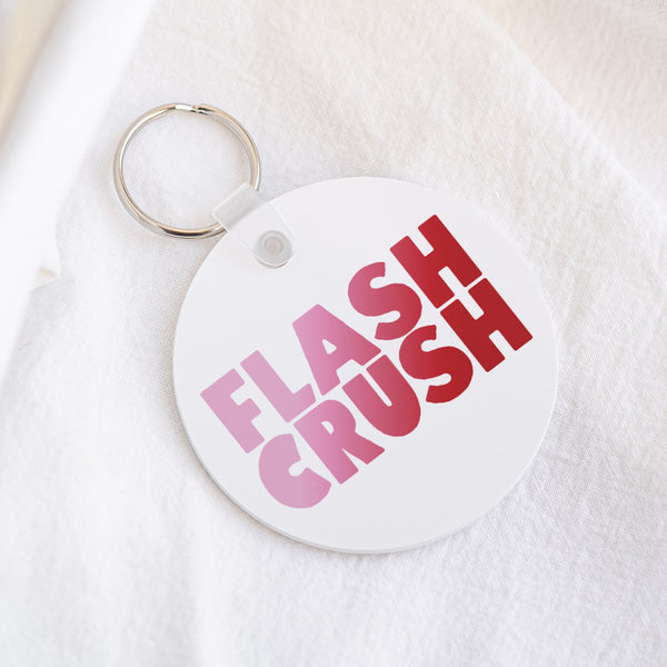 Porte-clés Objets Rond Flash crush photo