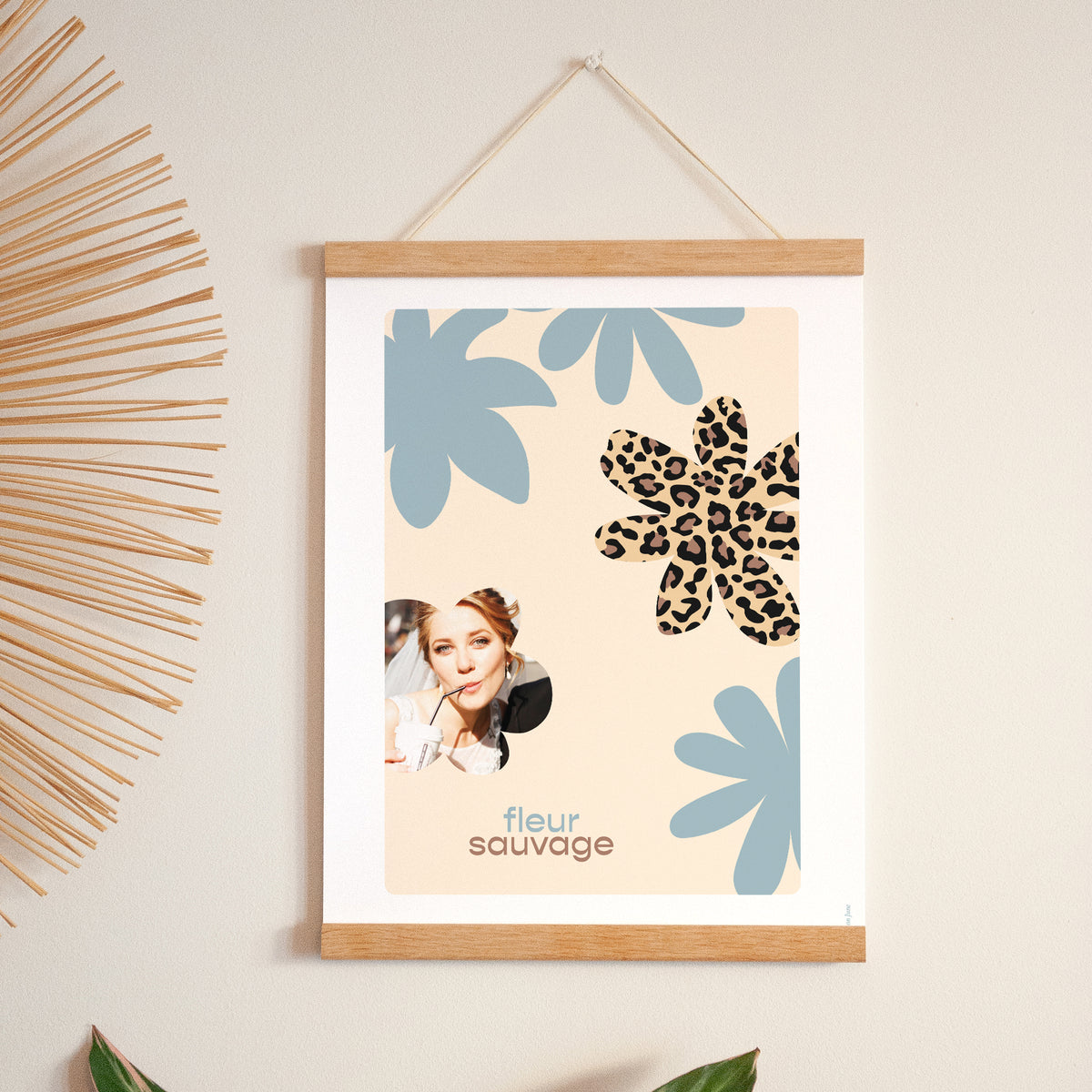 Affiche Portrait 30 x 40 cm Fleur sauvage photo N° 1