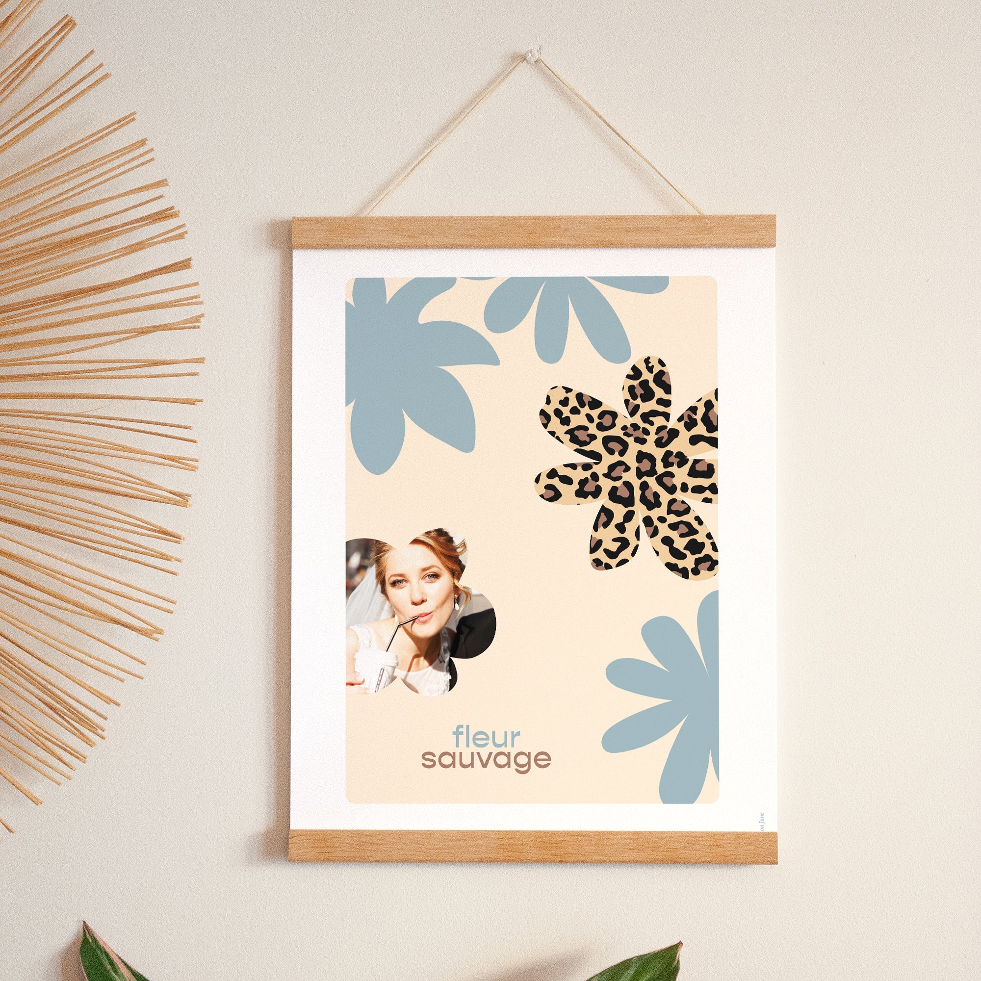 Affiche Portrait 30 x 40 cm Fleur sauvage photo N° 1