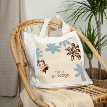 Tote bag Objets Anse en toile Fleur sauvage photo N° 2