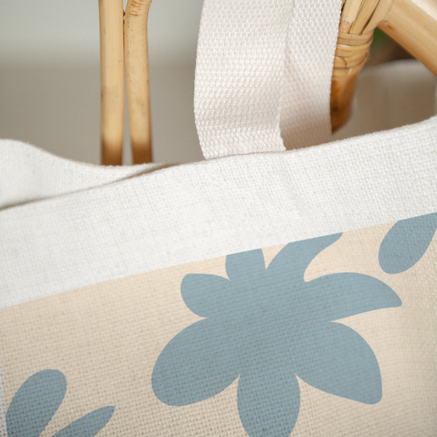 Tote bag Objets Anse en toile Fleur sauvage photo N° 3