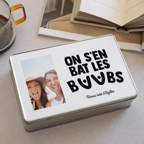 Boite métallique Objets Rectangle Boobs