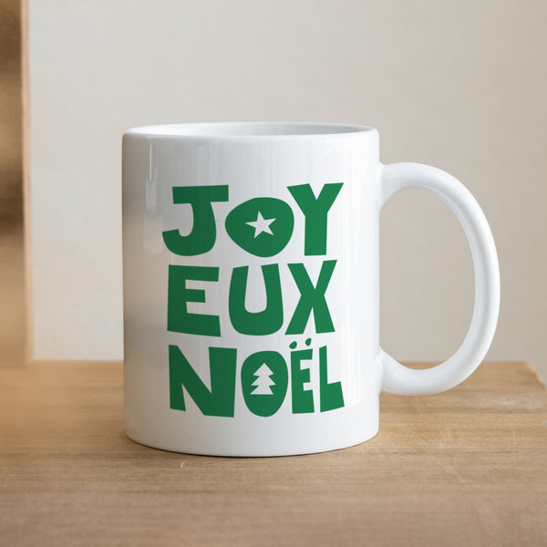 Mug Objets Blanc Joyeux Noël Vert photo
