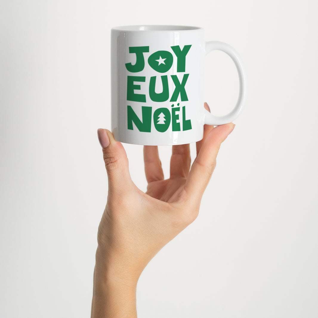 Mug Objets Blanc Joyeux Noël Vert photo N° 2