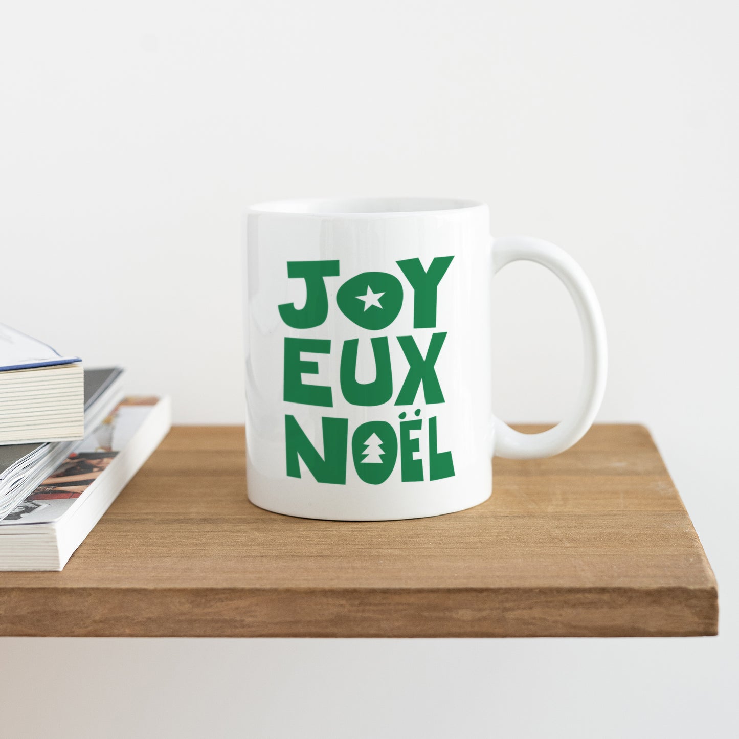 Mug Objets Blanc Joyeux Noël Vert photo N° 4