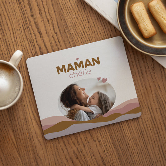 Tapis de souris Objets Rectangle Vagues pastelles photo