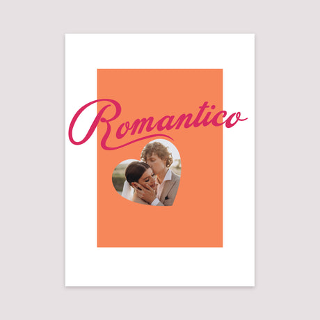 Affiche Portrait 30 x 40 cm Romantico