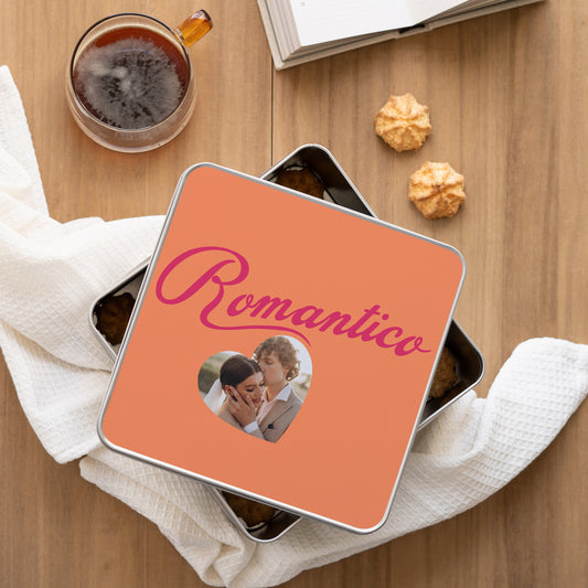 Boite métallique Objets Carrée Romantico photo