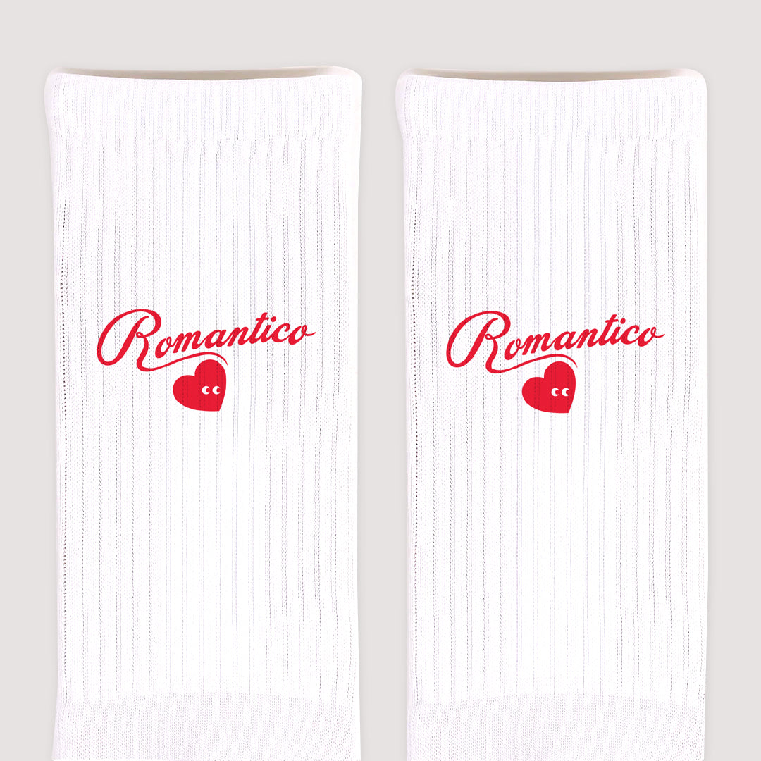 Chaussettes homme Blanches Romantico photo N° 3