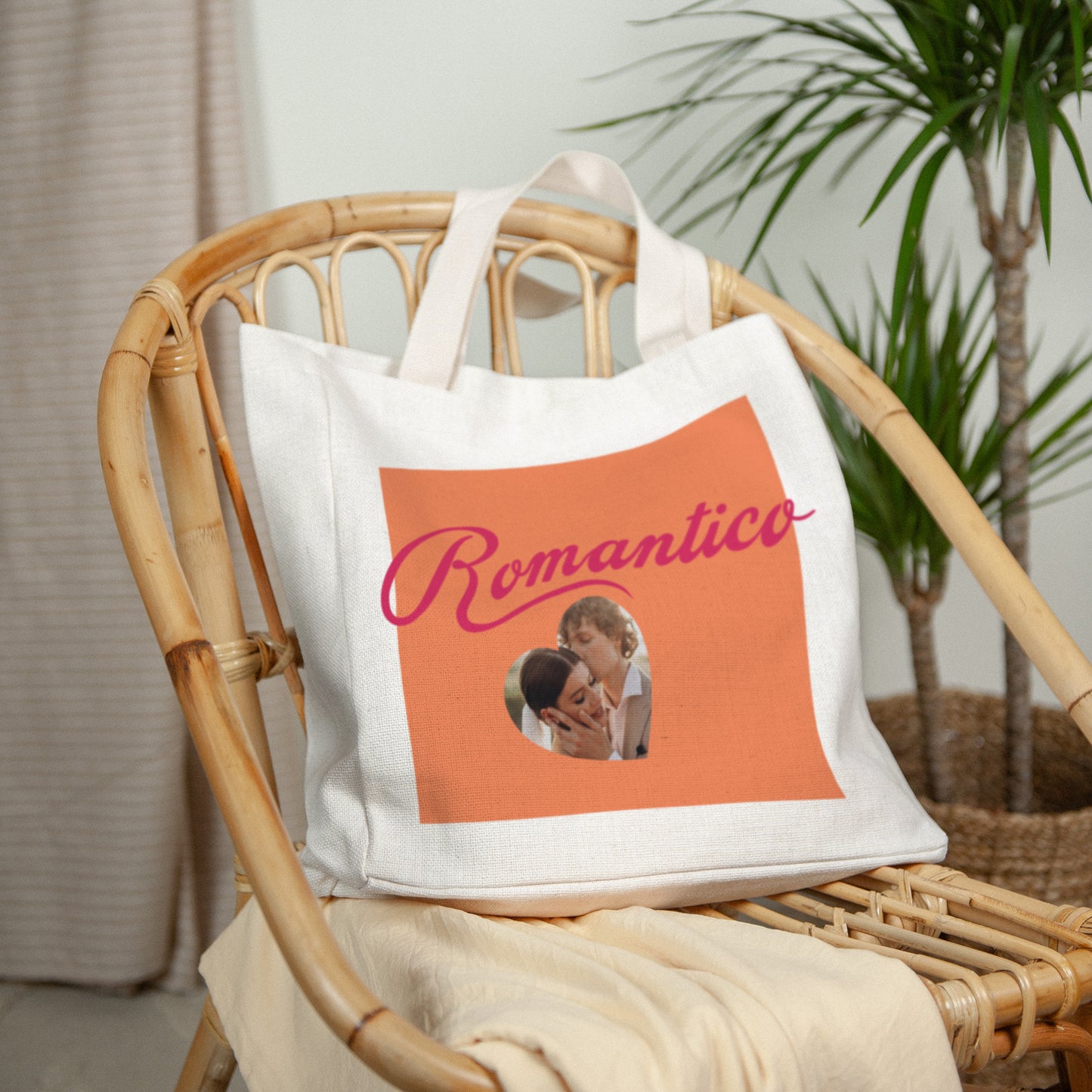 Tote bag Objets Anse en toile Romantico photo N° 2