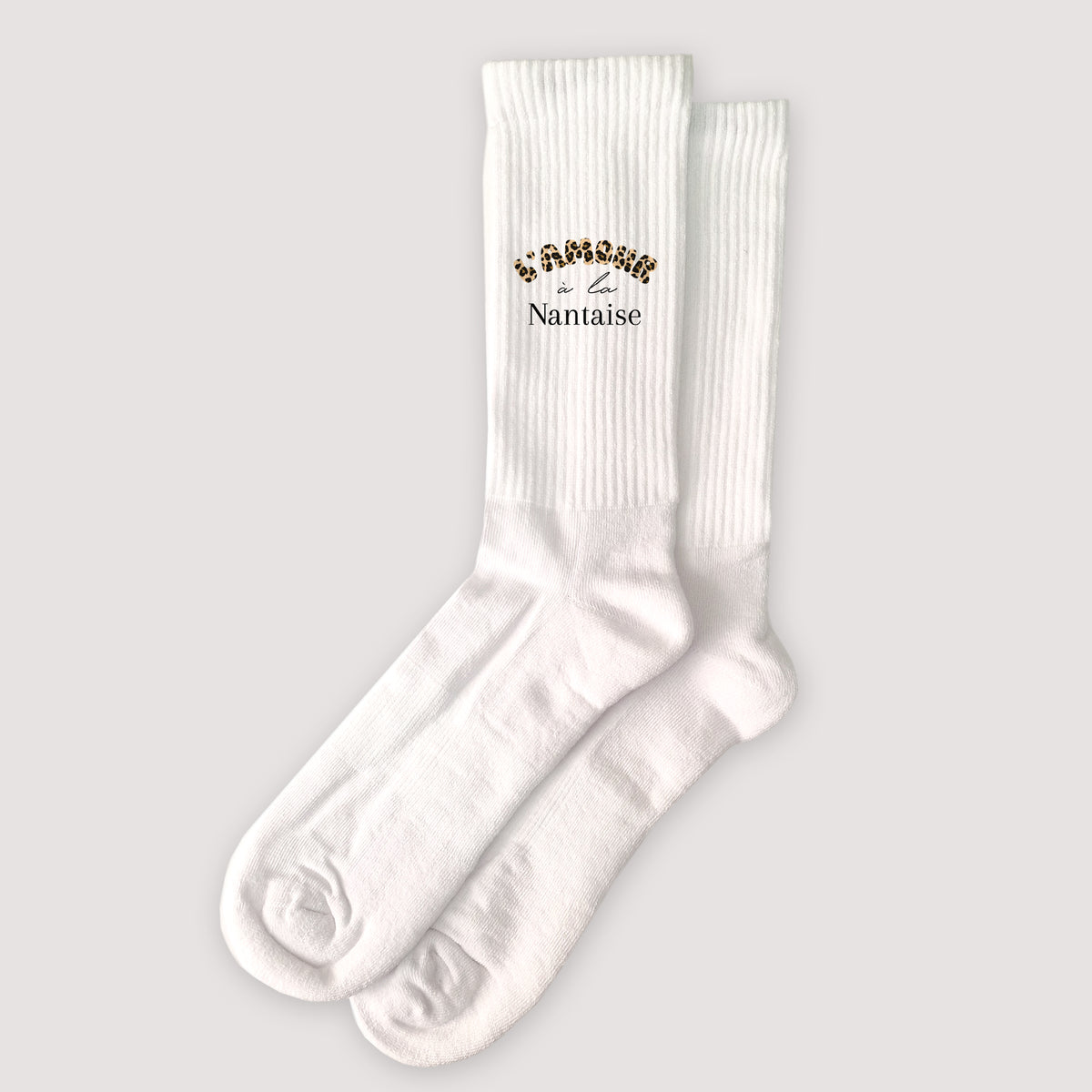 Chaussettes femme Blanches L'amour à la ... photo N° 1