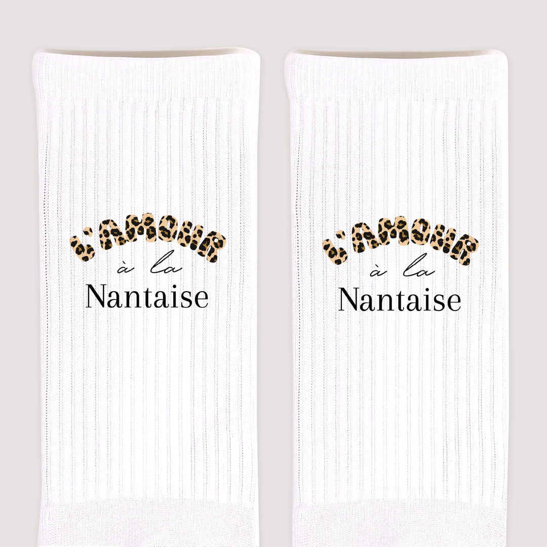 Chaussettes femme Blanches L'amour à la ... photo N° 3