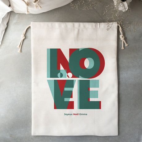 Sac de rangement Grand format LOVE NOËL II