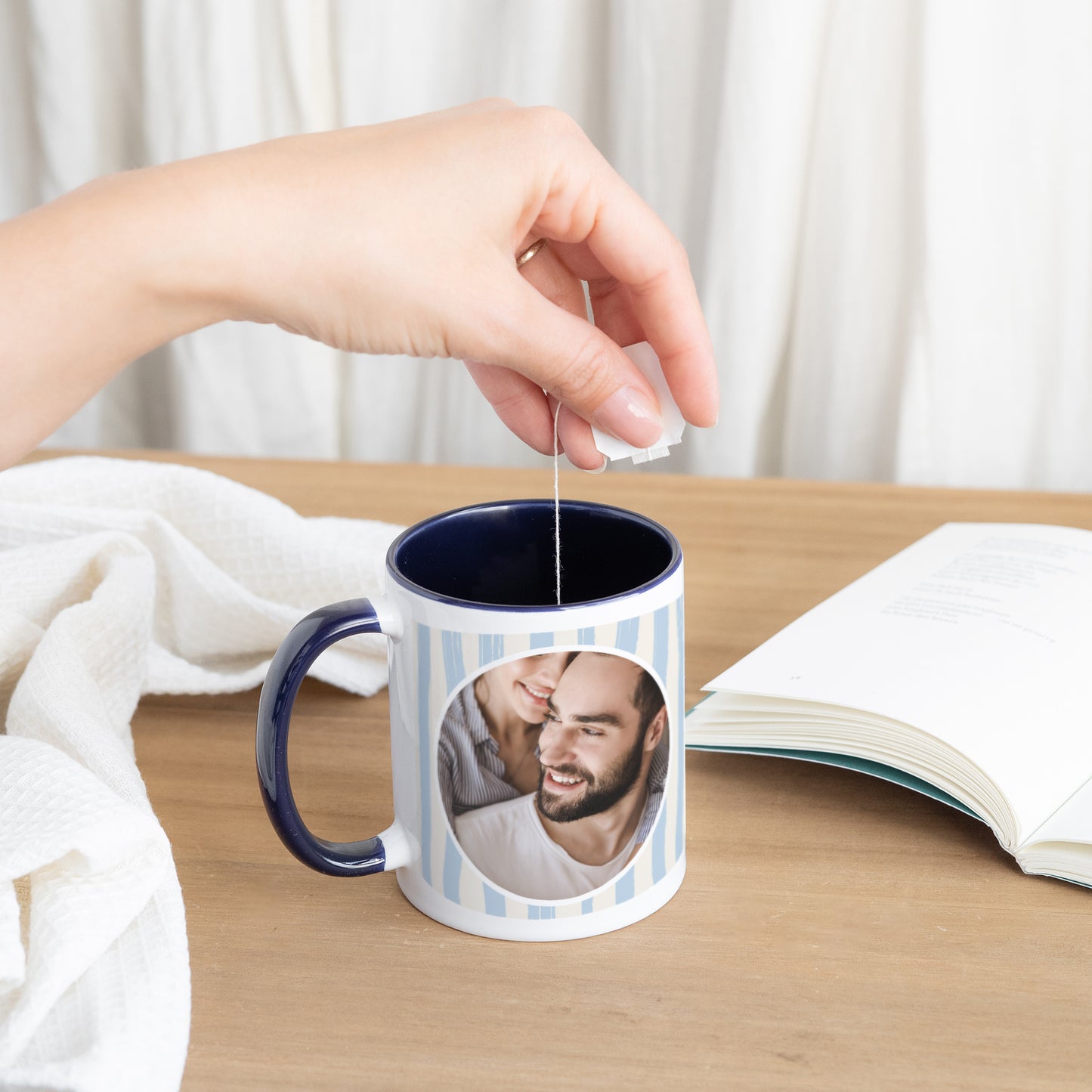 Mug Objets Bleu J'en pince pour toi photo N° 3