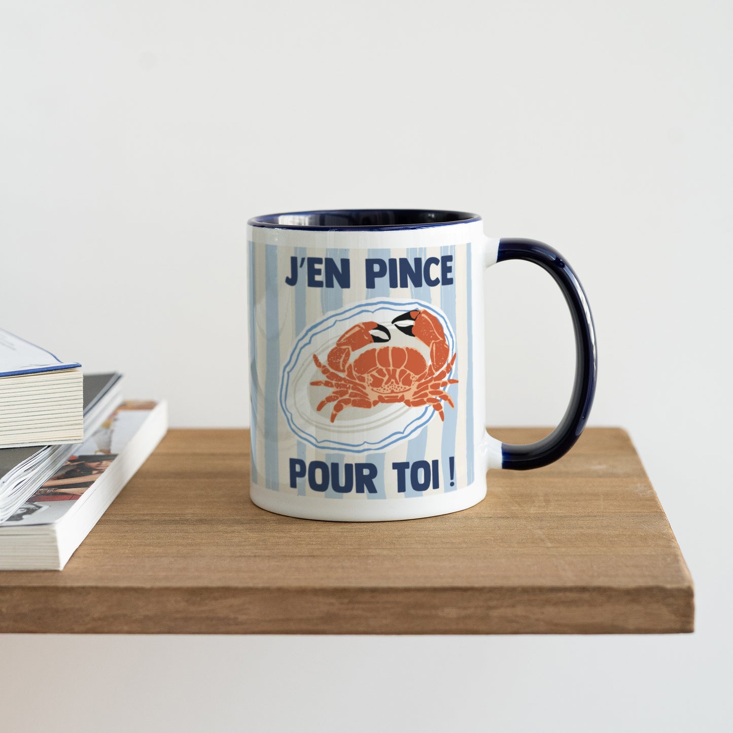 Mug Objets Bleu J'en pince pour toi photo N° 4