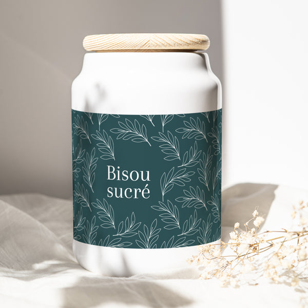 Pot en céramique Objets 65 cl Bisou sucré photo