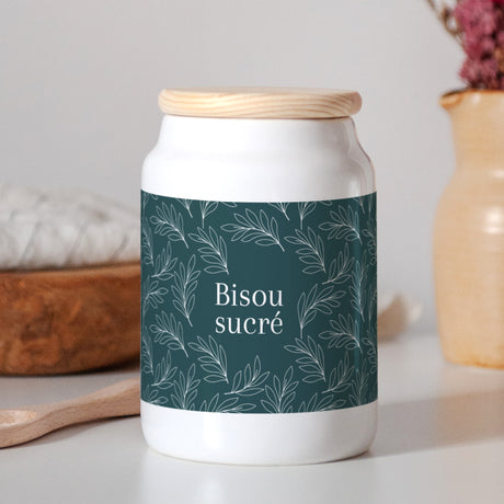 Pot en céramique Objets 65 cl Bisou sucré